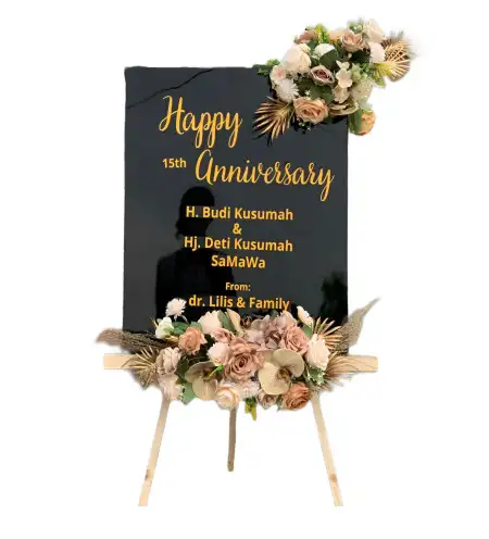 Papan Bunga Akrilik Sengare